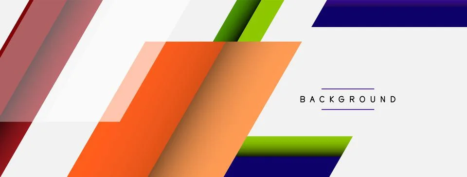 Background. Geometric diagonal square shapes and lines abstract composition 스톡 일러스트