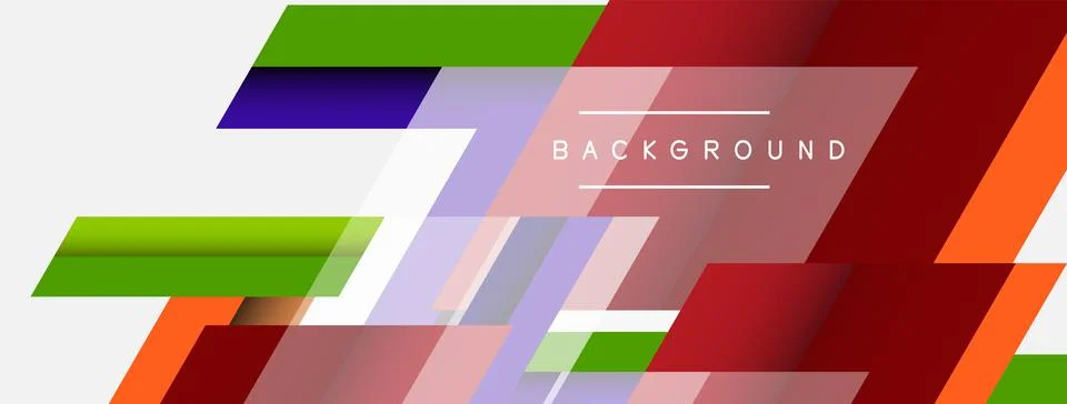 Background. Geometric diagonal square shapes and lines abstract composition Stockillustratie