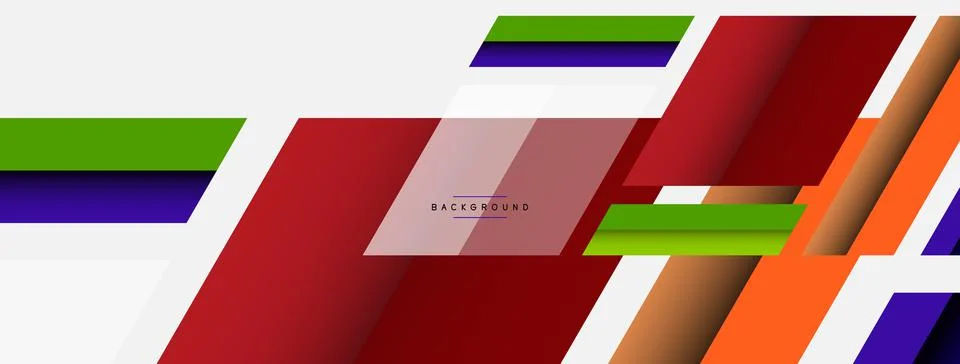 Background. Geometric diagonal square shapes and lines abstract composition Stockillustratie