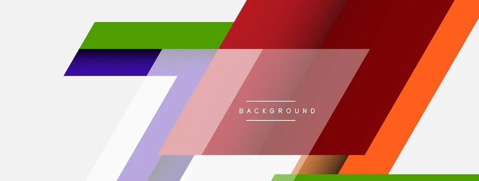 Background. Geometric diagonal square shapes and lines abstract composition 库存插图