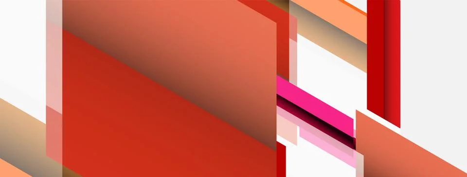 Background. Geometric diagonal square shapes and lines abstract composition Illustrazione stock
