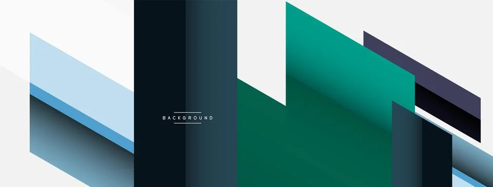 Background. Geometric diagonal square shapes and lines abstract composition Stock Illustration