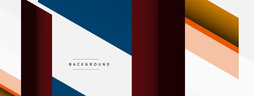 Background. Geometric diagonal square shapes and lines abstract composition イラスト素材