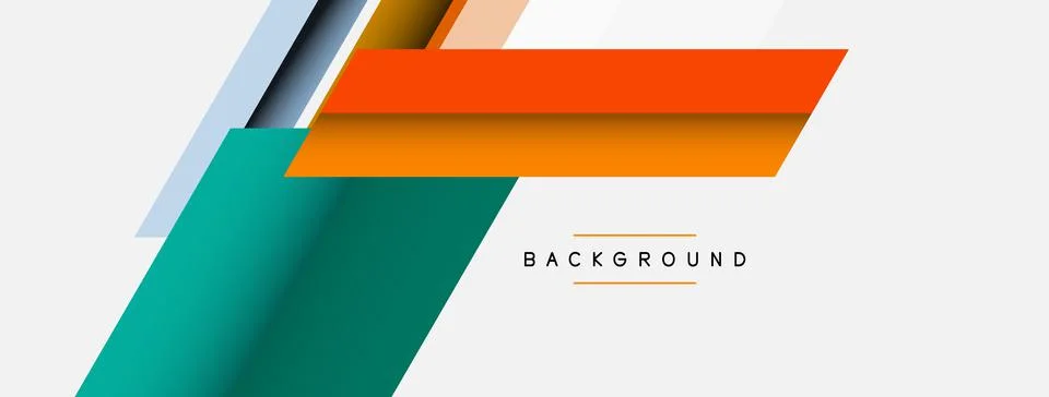 Background. Geometric diagonal square shapes and lines abstract composition Stock Illustration