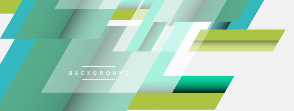 Background. Geometric diagonal square shapes and lines abstract composition 库存插图