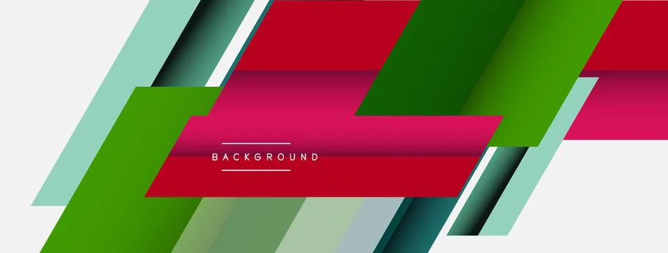 Background. Geometric diagonal square shapes and lines abstract composition Illustrazione stock