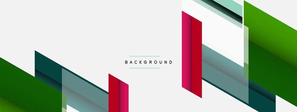 Background. Geometric diagonal square shapes and lines abstract composition Stockillustratie