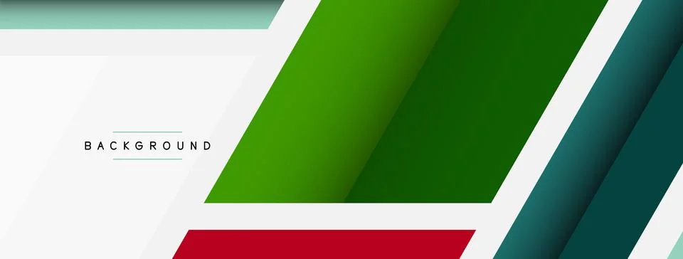 Background. Geometric diagonal square shapes and lines abstract composition Stock Illustration