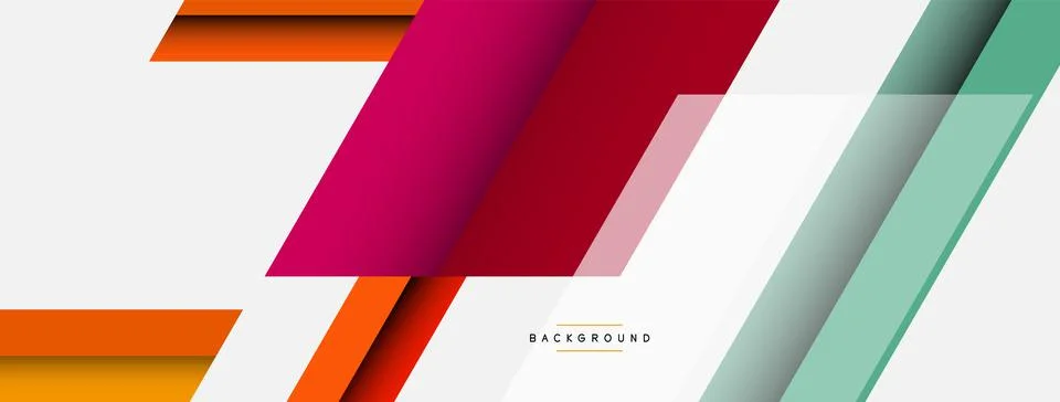 Background. Geometric diagonal square shapes and lines abstract composition Stockillustratie