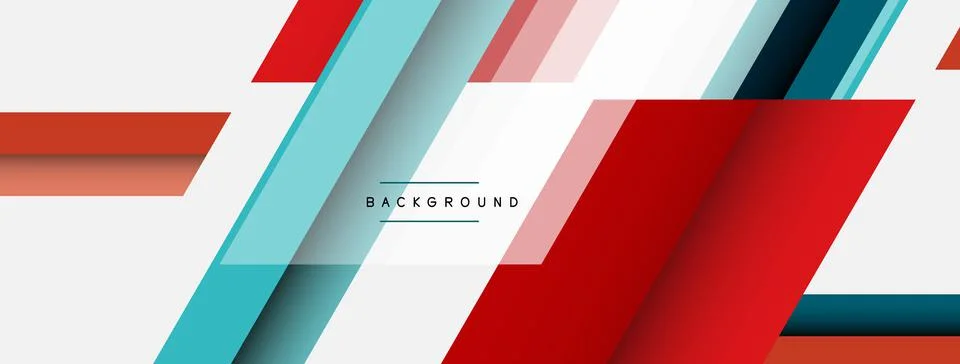 Background. Geometric diagonal square shapes and lines abstract composition Stockillustratie