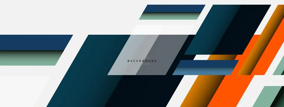 Background. Geometric diagonal square shapes and lines abstract composition Stockillustratie