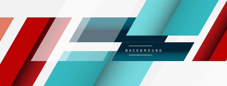 Background. Geometric diagonal square shapes and lines abstract composition Stock Illustration