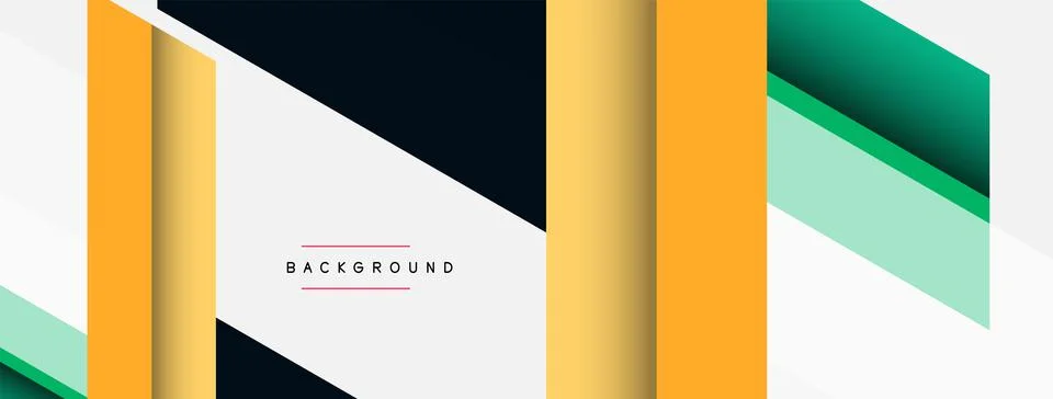 Background. Geometric diagonal square shapes and lines abstract composition Stock Illustration