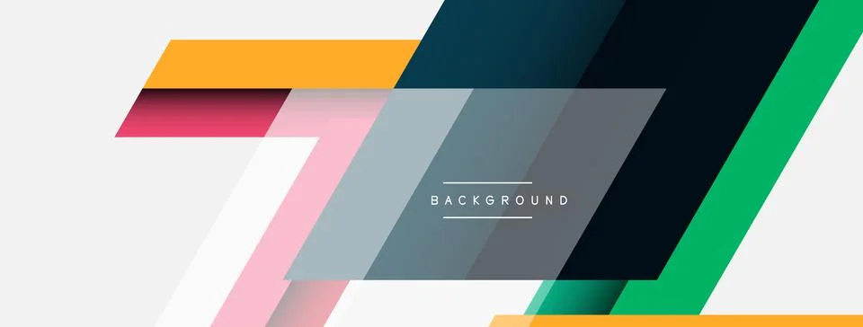 Background. Geometric diagonal square shapes and lines abstract composition Illustrazione stock