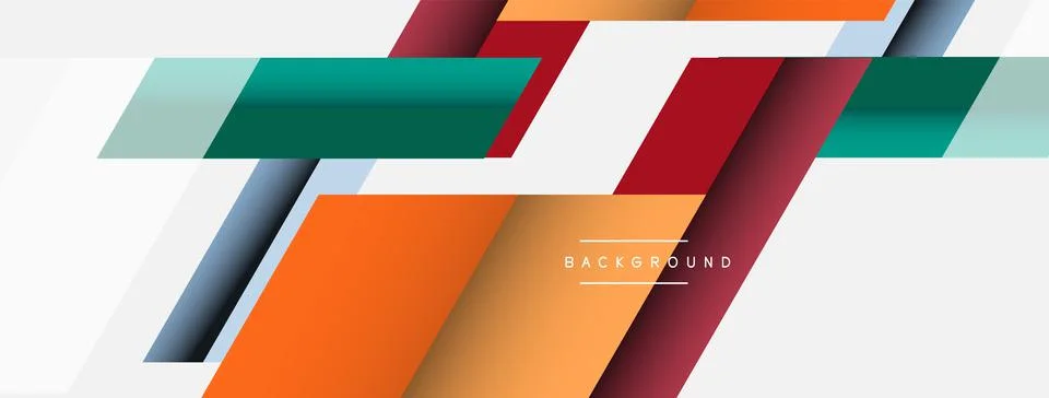 Background. Geometric diagonal square shapes and lines abstract composition Stockillustratie