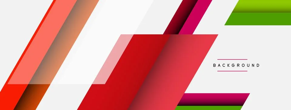 Background. Geometric diagonal square shapes and lines abstract composition Stock Illustration