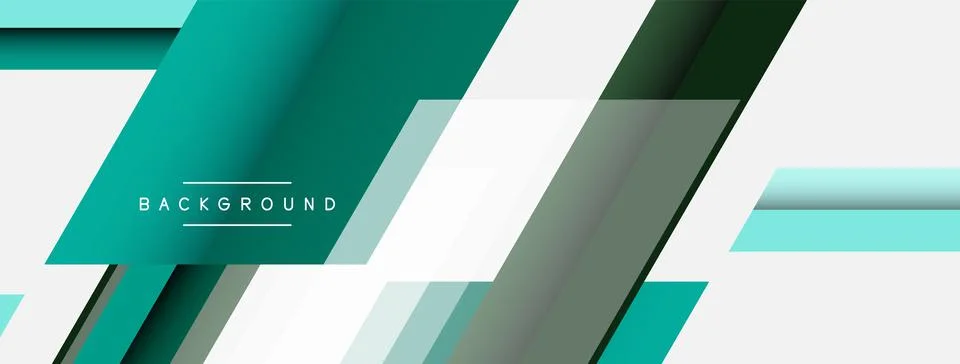 Background. Geometric diagonal square shapes and lines abstract composition Stock Illustration