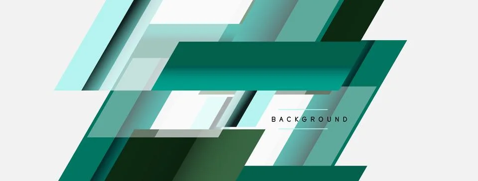 Background. Geometric diagonal square shapes and lines abstract composition 库存插图