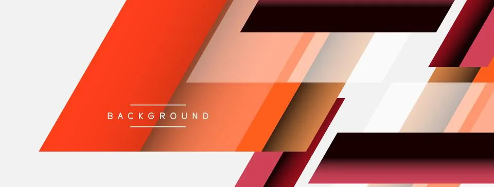 Background. Geometric diagonal square shapes and lines abstract composition Illustrazione stock