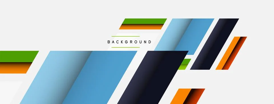 Background. Geometric diagonal square shapes and lines abstract composition Stockillustratie