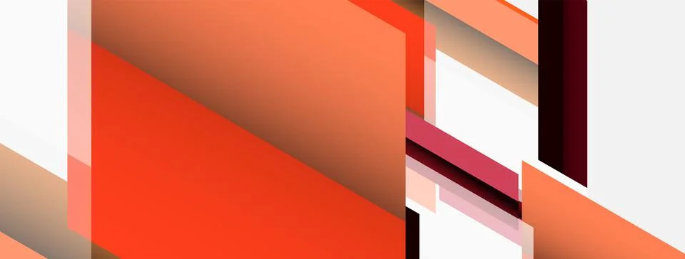 Background. Geometric diagonal square shapes and lines abstract composition Illustrazione stock