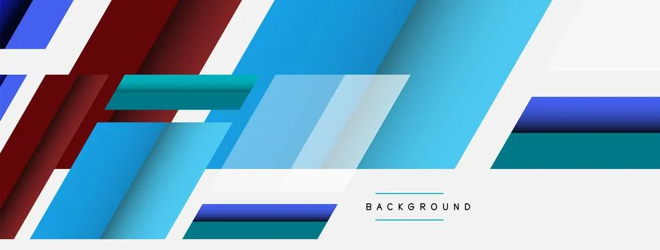 Background. Geometric diagonal square shapes and lines abstract composition イラスト素材