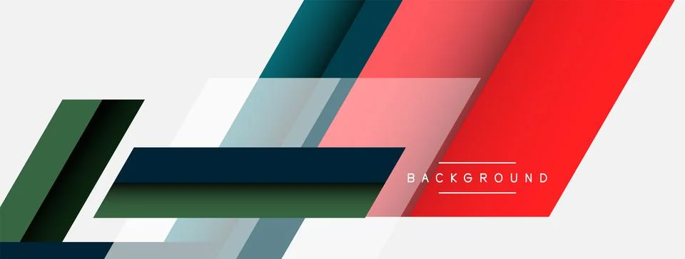 Background. Geometric diagonal square shapes and lines abstract composition 库存插图