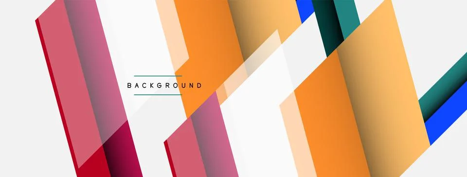 Background. Geometric diagonal square shapes and lines abstract composition Stockillustratie