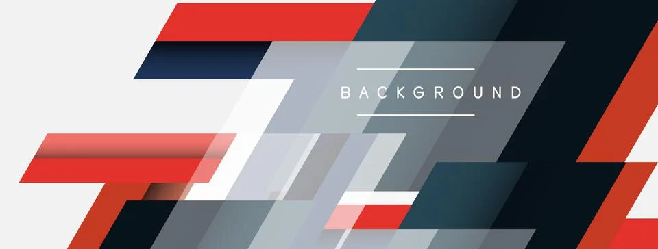 Background. Geometric diagonal square shapes and lines abstract composition Stockillustratie