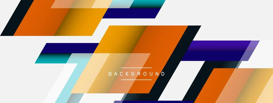Background. Geometric diagonal square shapes and lines abstract composition 스톡 일러스트