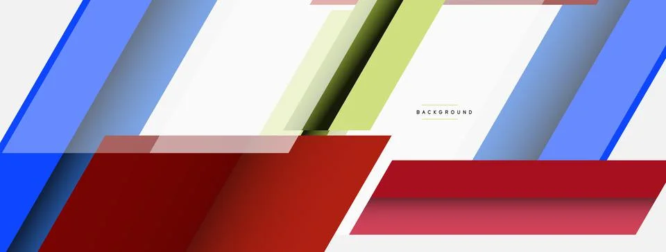Background. Geometric diagonal square shapes and lines abstract composition Stockillustratie