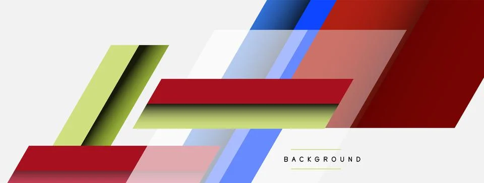 Background. Geometric diagonal square shapes and lines abstract composition Stockillustratie