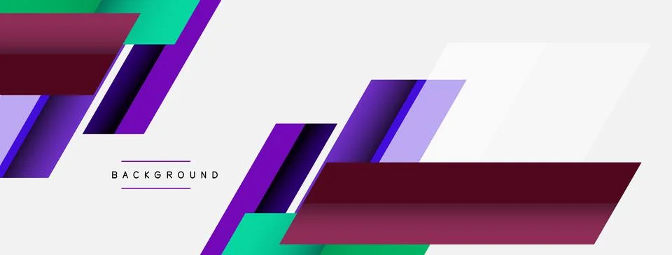 Background. Geometric diagonal square shapes and lines abstract composition イラスト素材
