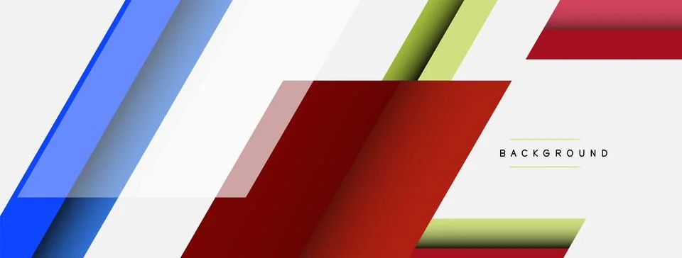 Background. Geometric diagonal square shapes and lines abstract composition Stock Illustration