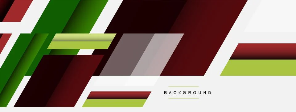 Background. Geometric diagonal square shapes and lines abstract composition Stockillustratie
