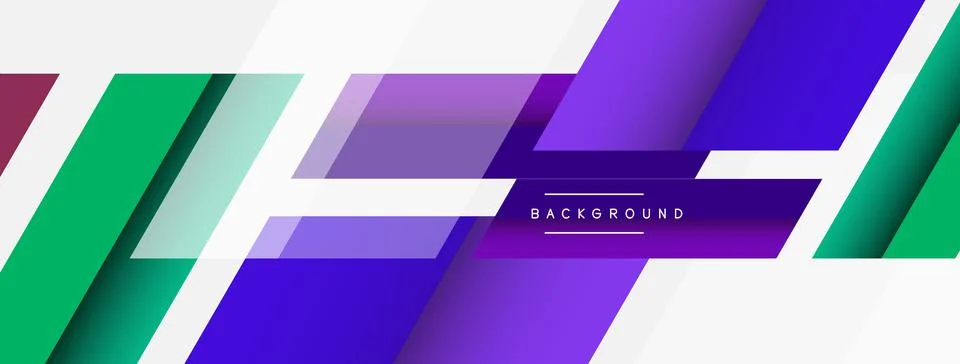 Background. Geometric diagonal square shapes and lines abstract composition Stockillustratie