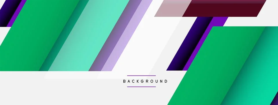 Background. Geometric diagonal square shapes and lines abstract composition Stock Illustration