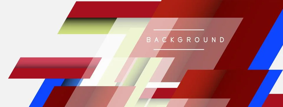 Background. Geometric diagonal square shapes and lines abstract composition 库存插图