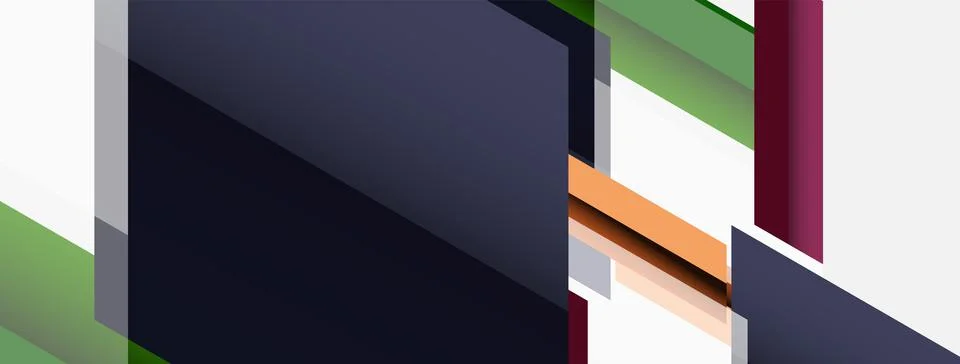 Background. Geometric diagonal square shapes and lines abstract composition Stockillustratie