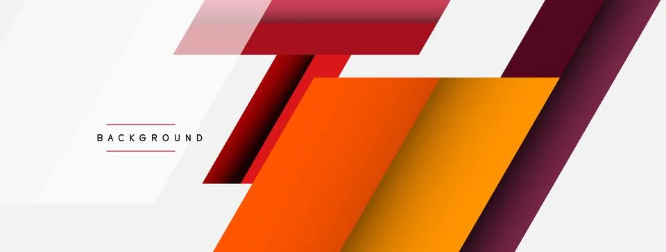 Background. Geometric diagonal square shapes and lines abstract composition Stockillustratie