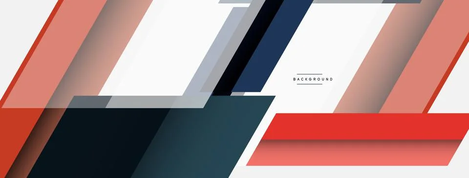 Background. Geometric diagonal square shapes and lines abstract composition Stockillustratie