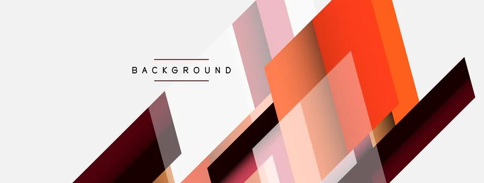 Background. Geometric diagonal square shapes and lines abstract composition イラスト素材