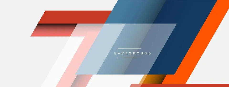 Background. Geometric diagonal square shapes and lines abstract composition Stockillustratie