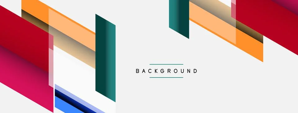 Background. Geometric diagonal square shapes and lines abstract composition 스톡 일러스트