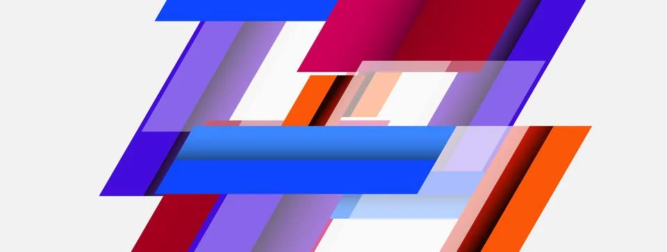 Background. Geometric diagonal square shapes and lines abstract composition 스톡 일러스트