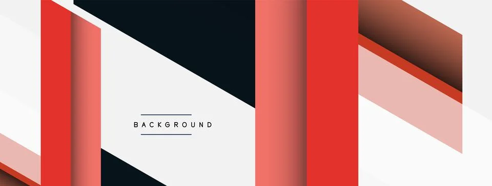 Background. Geometric diagonal square shapes and lines abstract composition Stockillustratie