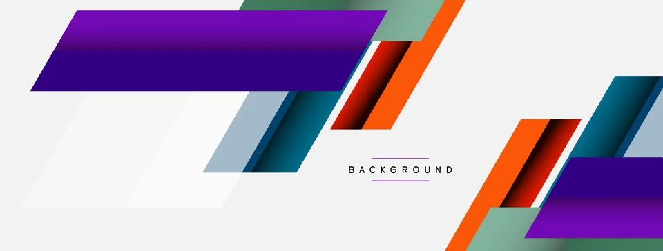 Background. Geometric diagonal square shapes and lines abstract composition Stockillustratie