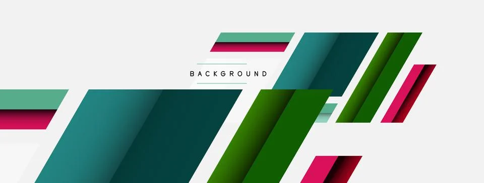Background. Geometric diagonal square shapes and lines abstract composition イラスト素材