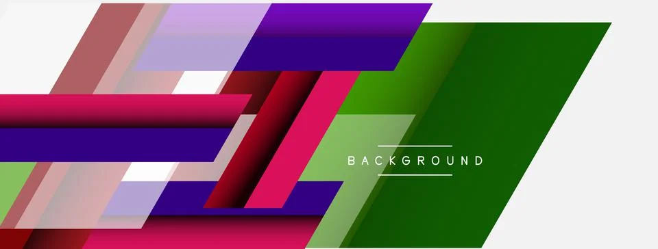 Background. Geometric diagonal square shapes and lines abstract composition Stockillustratie