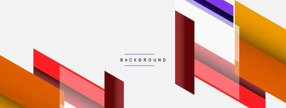 Background. Geometric diagonal square shapes and lines abstract composition 库存插图